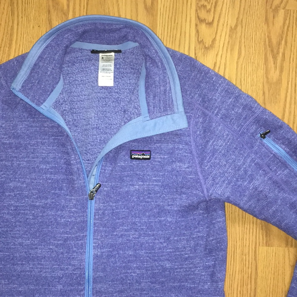 Patagonia Blue Periwinkle Full‑Zip Fleece Jacket